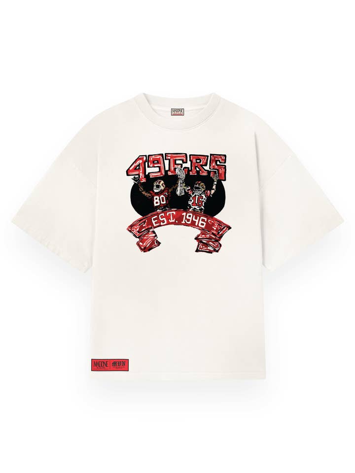 MVN x Niners Tee for wholesale by Madone Co