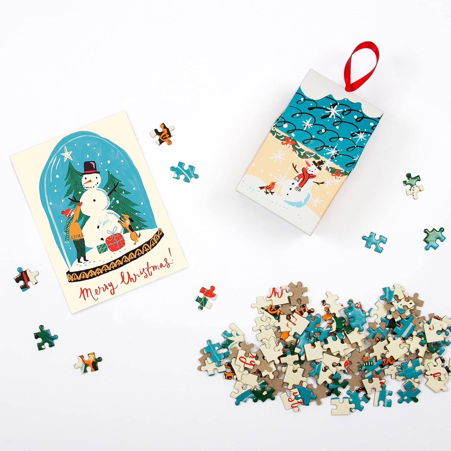 Chronicle Books - Wholesale Ornament - Snow Globe 130 Piece Puzzle Ornament3