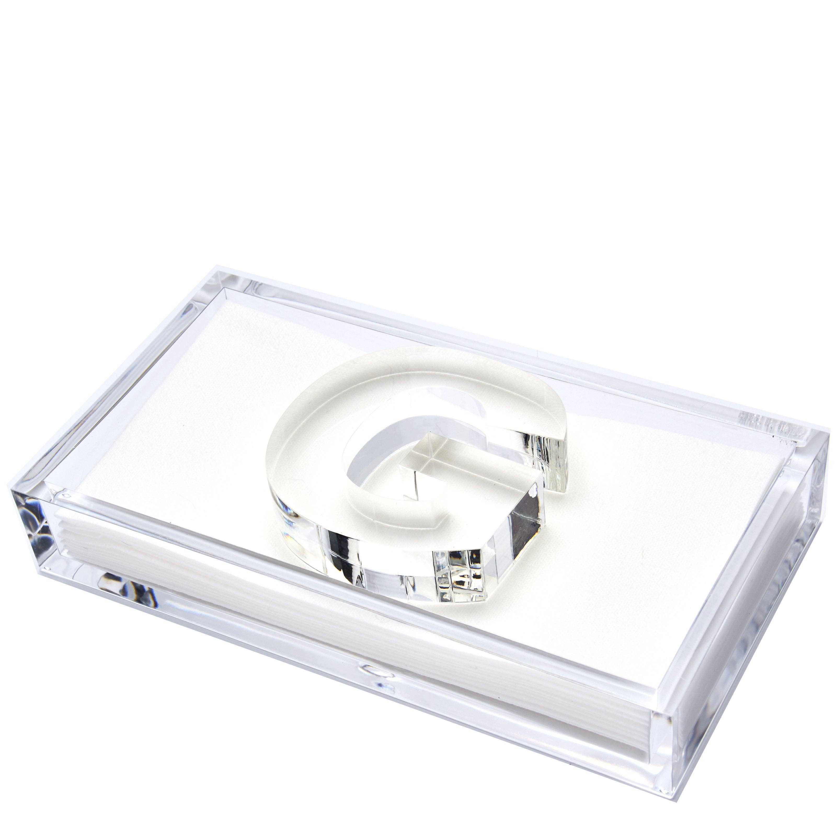 Tara Wilson Designs - Wholesale Napkin Holder - INITIAL GUEST TOWEL HOLDER6