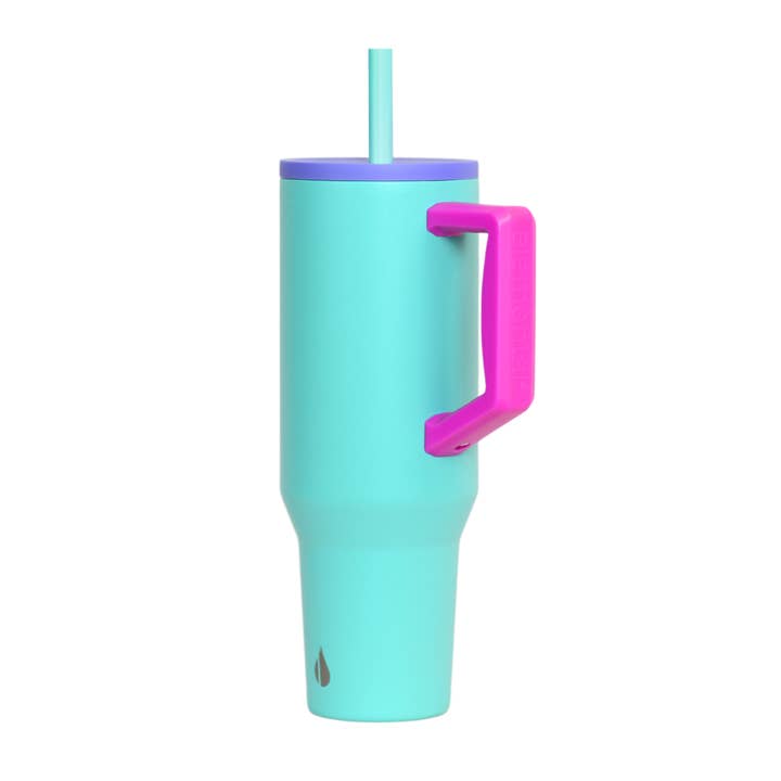 Elemental - Wholesale Insulated Mug/Tumbler - Commuter Insulated Straw Tumbler 40oz - Blue Tie Dye
1