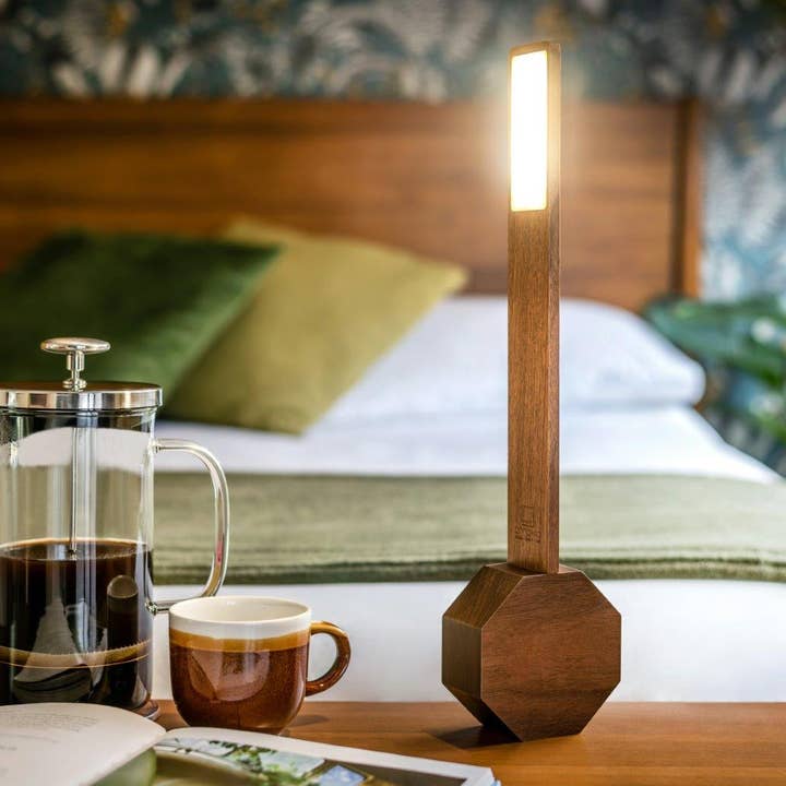 Gingko Design – wholesale Accent/desk lamp – Octagon One Plus Portable Alarm Clock Desk Light
