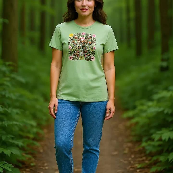 Camiseta Floral con Lazo de Camuflaje – Varios Colores para venta al por mayor de Handmadeohio