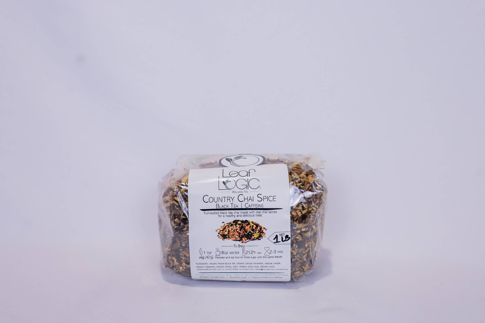 Leaf Logic - Wholesale Loose Tea - Country Chai Spice Loose Leaf Tea - Bulk or Refillable Jar2