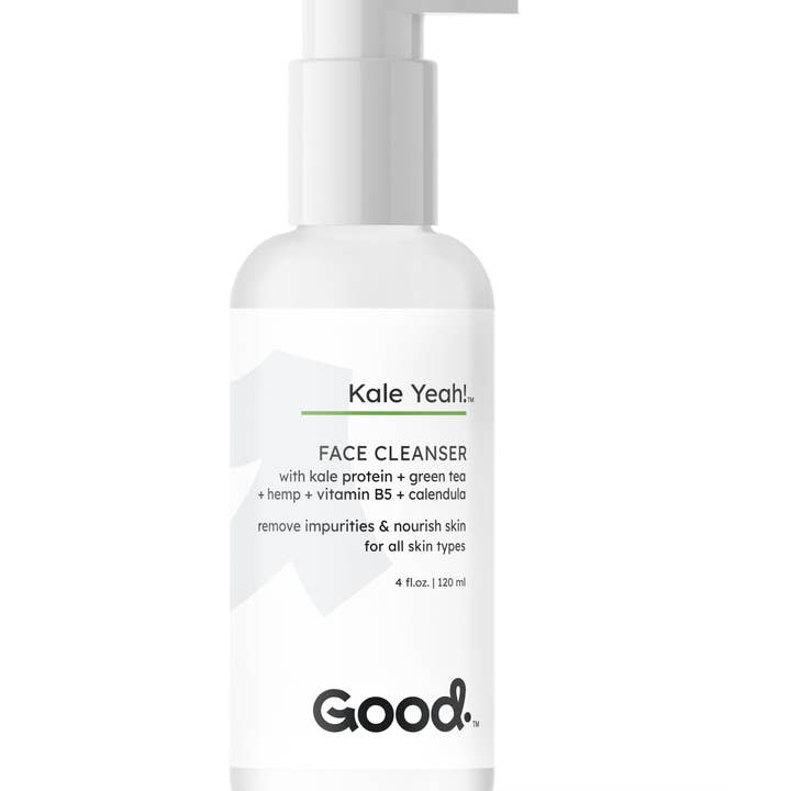 Good Organics - Wholesale Facial Cleanser - Kale Yeah! Green Tea with Hemp Face Cleanser1