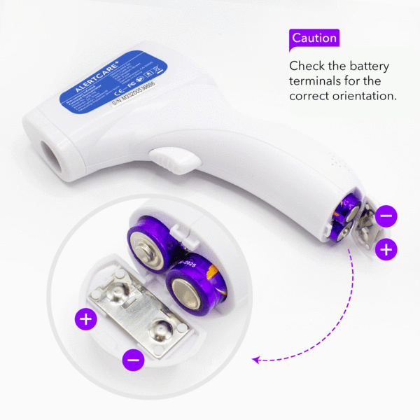 Vastmedic - Wholesale Thermometer - AlertCare Non-Contact Forehead Infrared Thermometer5