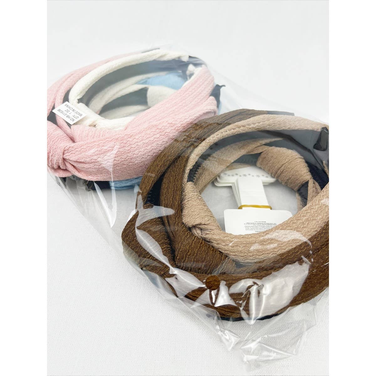 MÉLANGER LA COULEUR Bandeau noué à texture gaufrée en vente sur Faire4