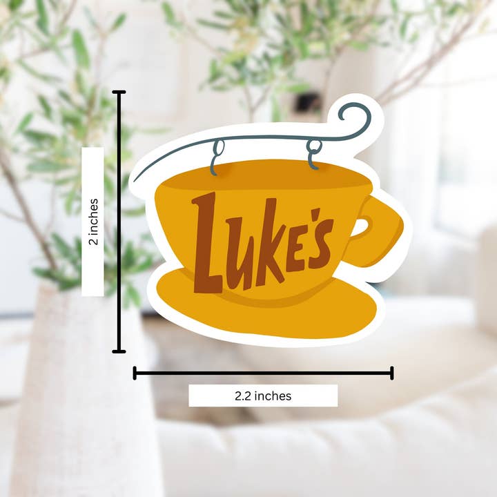 Couch McDoodles – Engroshandel Klistermærke – Luke's Diner, Gilmore Girls Klistermærke