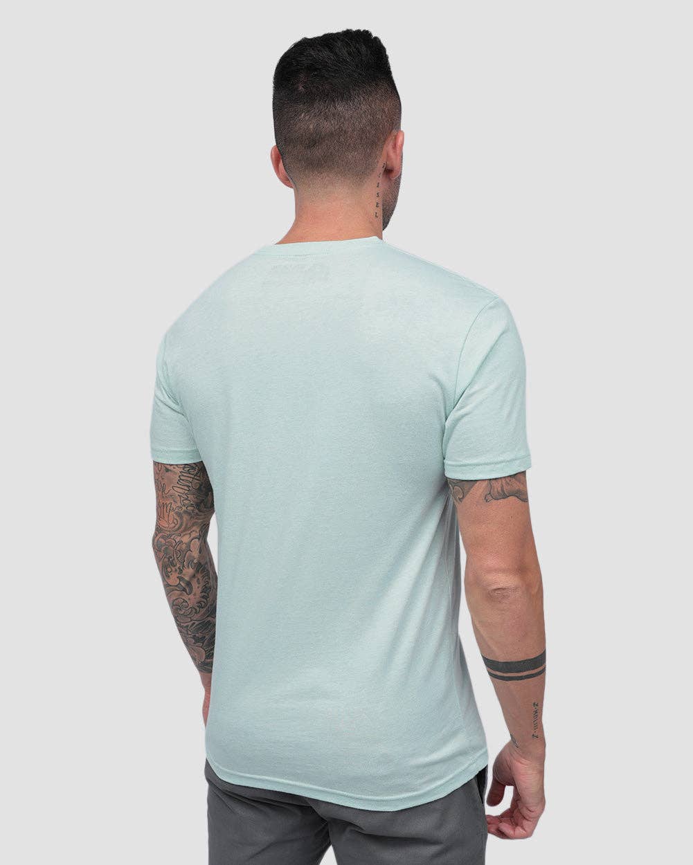 INTO THE AM - Wholesale T-Shirt - Men's - Men's Premium Fitted Plain Blank T-Shirt54