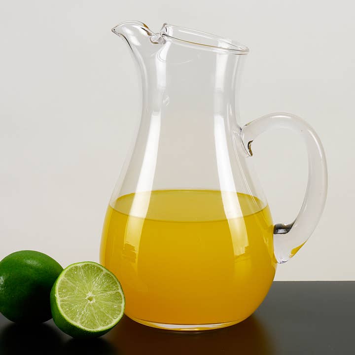 Badash - Wholesale Pitcher - Zeus Mouth Blown Glass Ice Tea, Martini or Water Pitcher