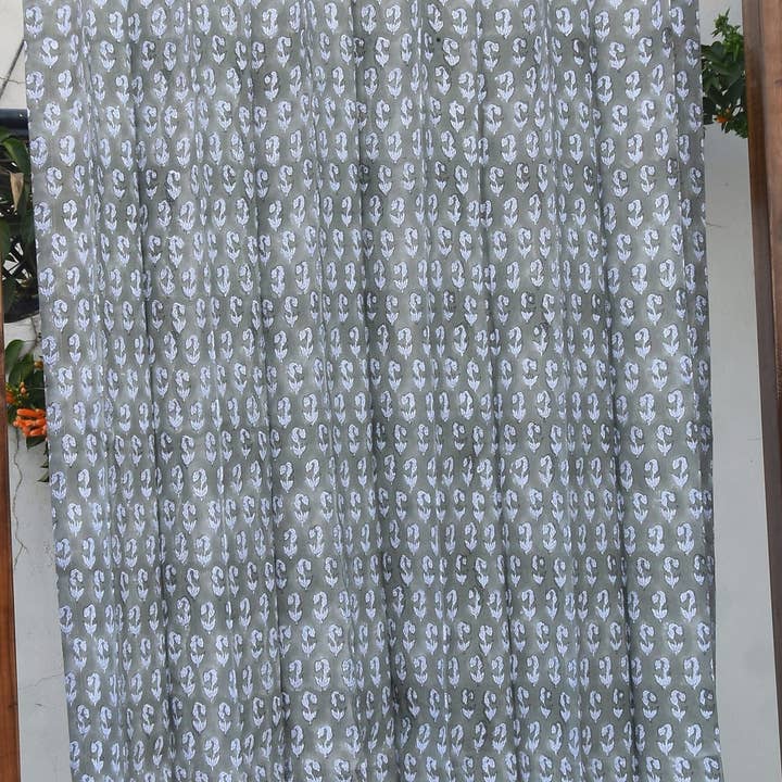 Cortina de Impressão Manual em Bloco de Estilo Vintage: Superstar por atacado de Fabdivine