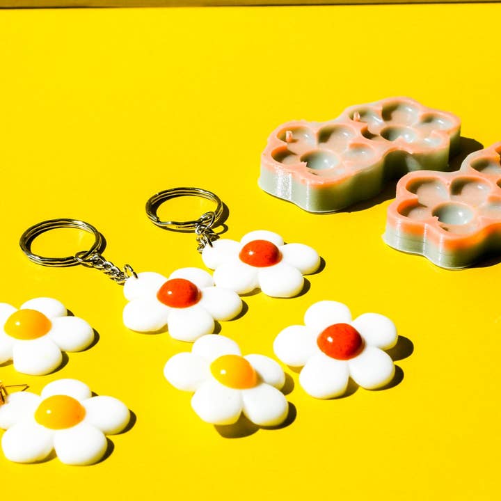 Molde para accesorios florales para venta al por mayor de Minimouldfactory