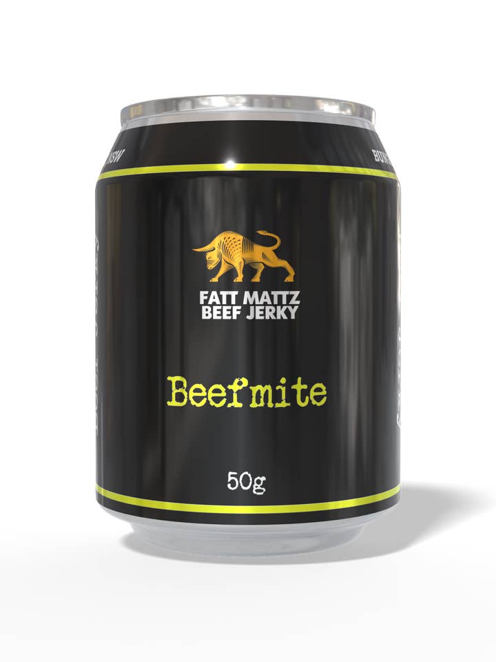 Beefmite Beef Jerky - 12 x 50g Cans for wholesale by Fatt Mattz