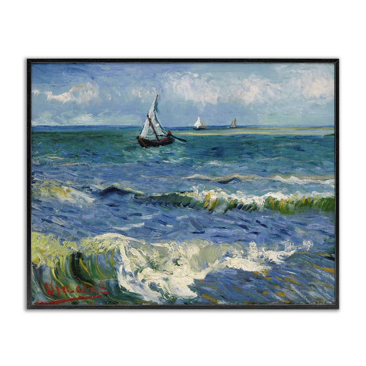 El mar en Les Saintes-Maries-de-la-Mer - Arte enmarcado para pared para venta al por mayor de Stupell Industries