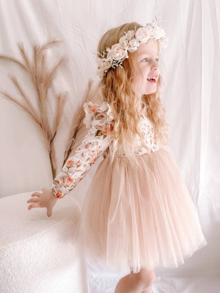 A Little Lacey - Vente Robe – enfant - Robe à manches longues Millie Rose pour filles0