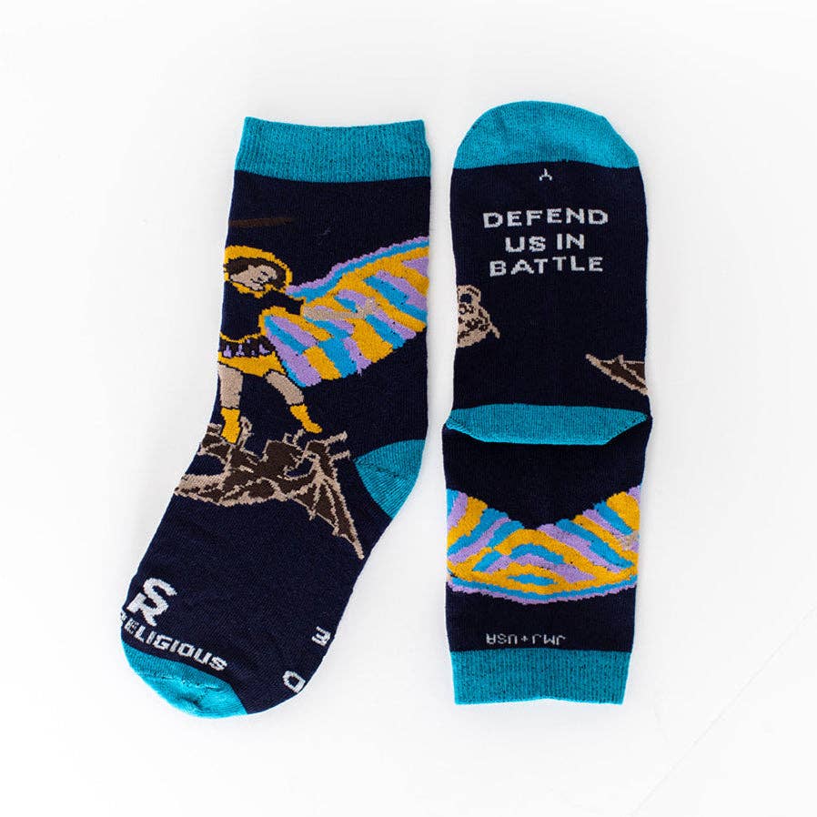 Sock Religious - Wholesale Socks - Kids - St. Michael Kids Socks