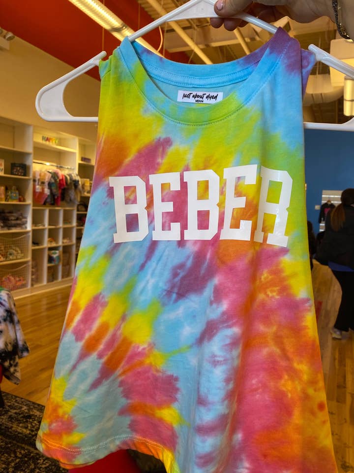 Camisole courte à dos nageur Camp pour la vente par Just About Dyed