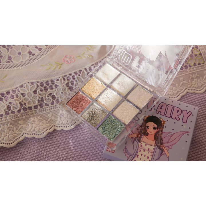 Euphoric Sun Inc - Vente Palettes de fards à paupières - Palette d'ombres à paupières pailletées duochromes Winter Fairy8