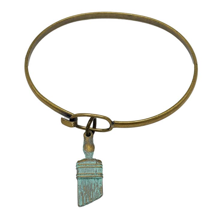 Gleeful Peacock - Wholesale Individual Charm/Pendant - Paintbrush Charm Bracelet, Necklace, or Charm Only4