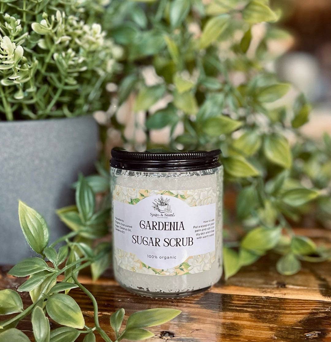 oz Gardenia Sugar Scrub for wholesale on Faire