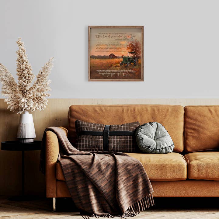 Kendrick Home - Wholesale Wood Wall Art - This Land Provided By God2