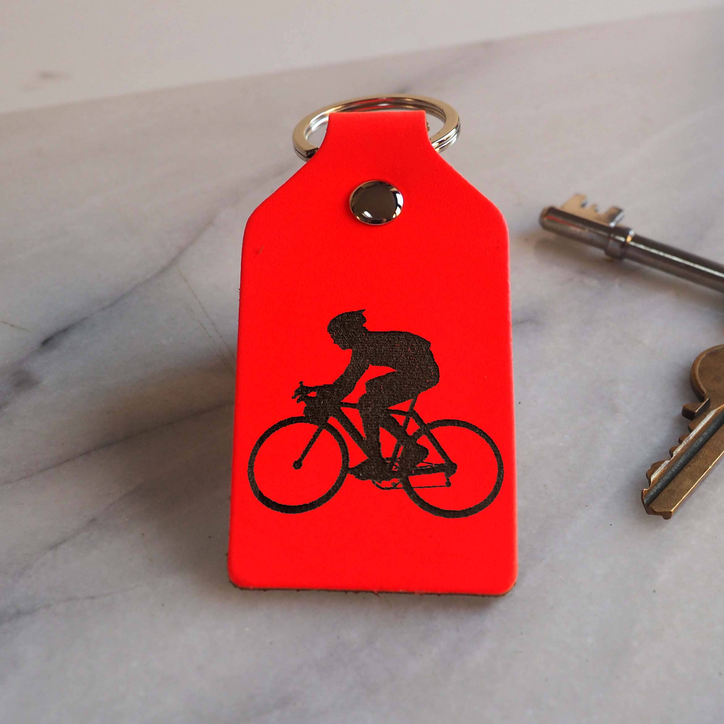 Stabo – wholesale Keychain – Unisex – cyclists  leather handmade key chain10