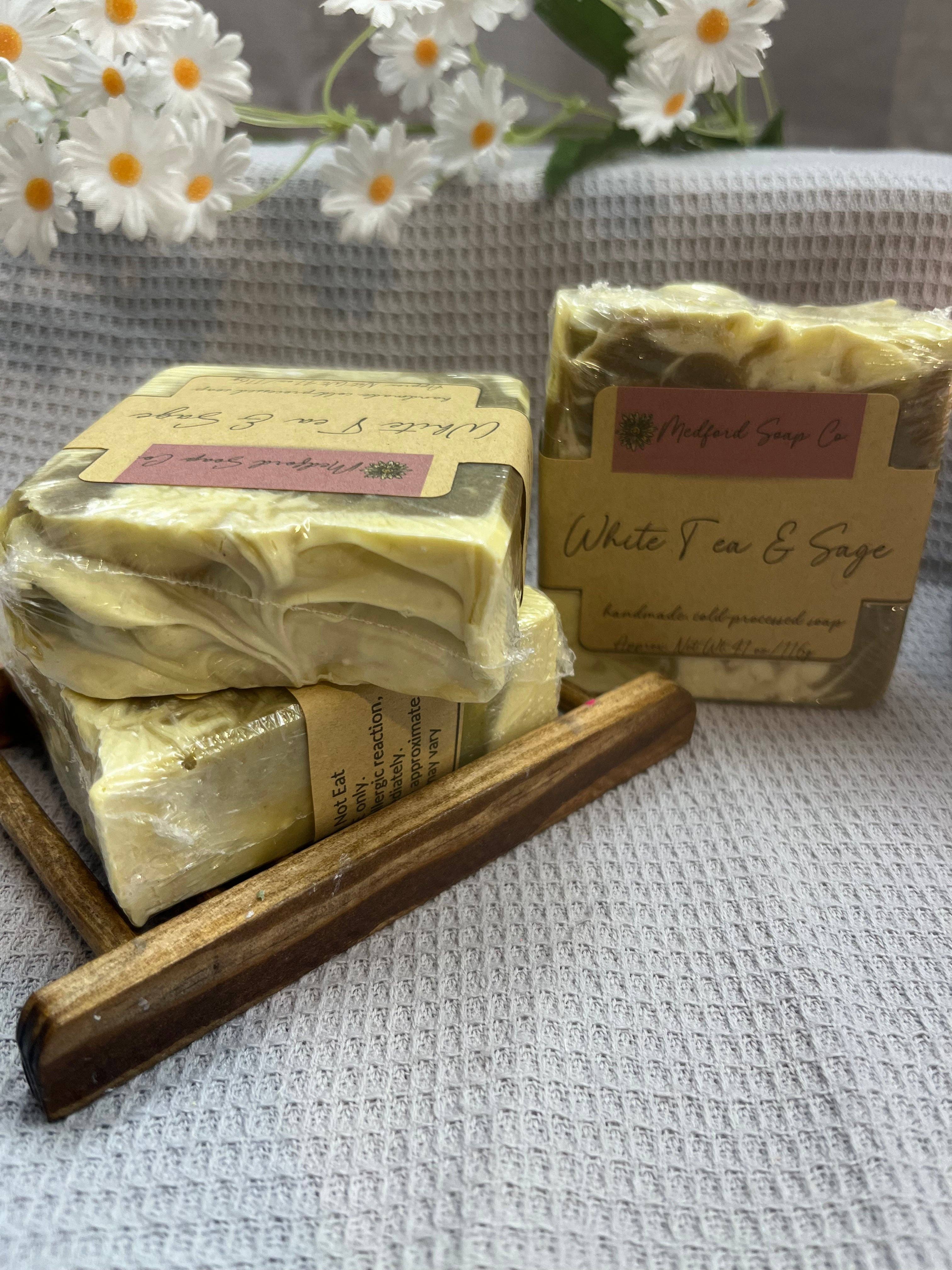 Medford Soap Company - Vente Pains de savon - Thé blanc et sauge1