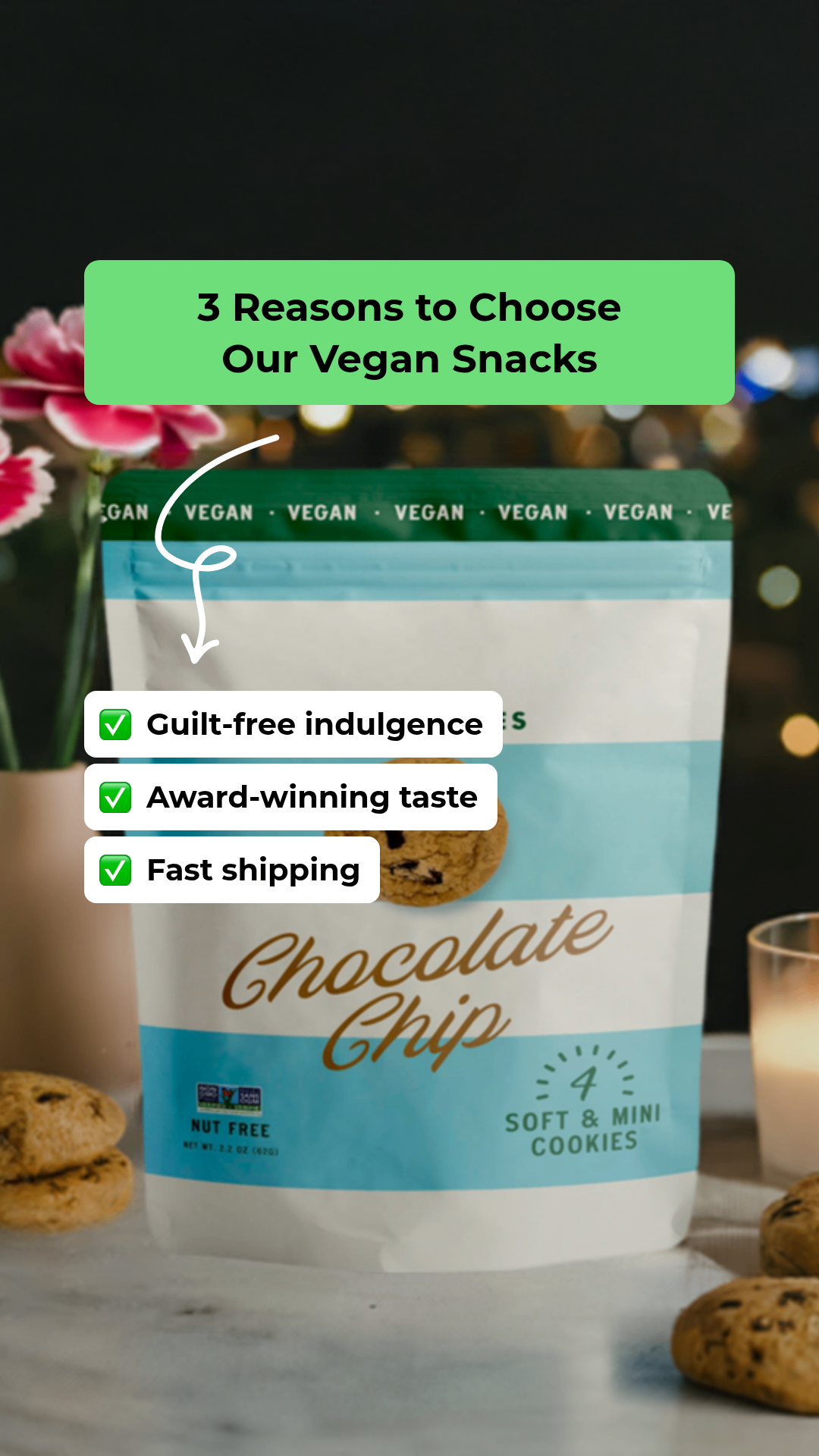 Bell’s Reines Gourmet Miniature Cookies – wholesale Biscuit – Vegan Chocolate Chip Soft Gourmet Miniature Snack Pack1