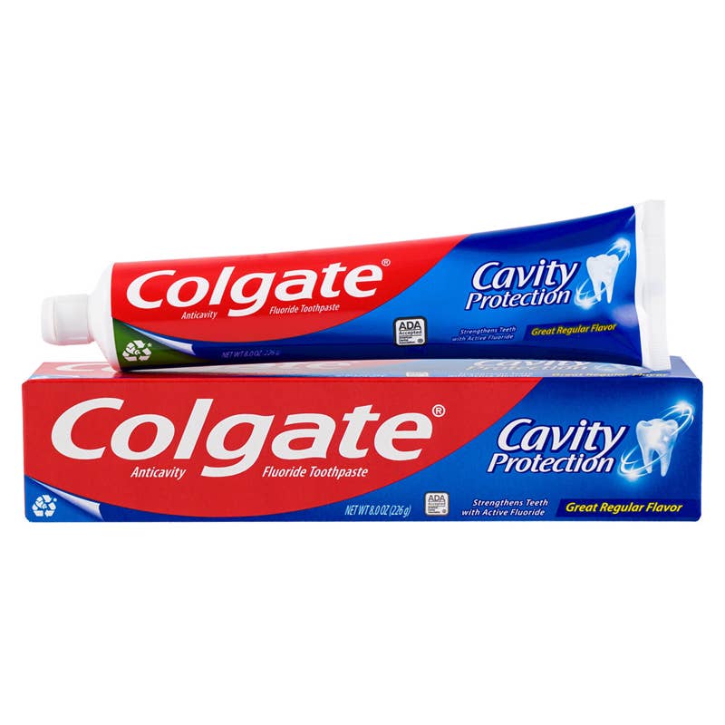 Deluxe Import Trading - Wholesale Toothpaste - Colgate Cavity Protection Toothpaste - 8oz0