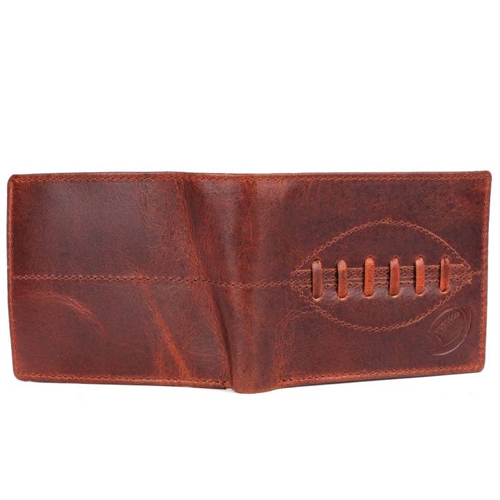SPORTGIFTZ – wholesale Wallet – Unisex – SPORTGIFTZ - Buffalo Leather Rugby Wallet | RFID Protection | 7 Card Slots | Coin Pouch & ID Holder | Rugby Fan Accessory | Multicoloured, 10cm x 8cm, Leather12