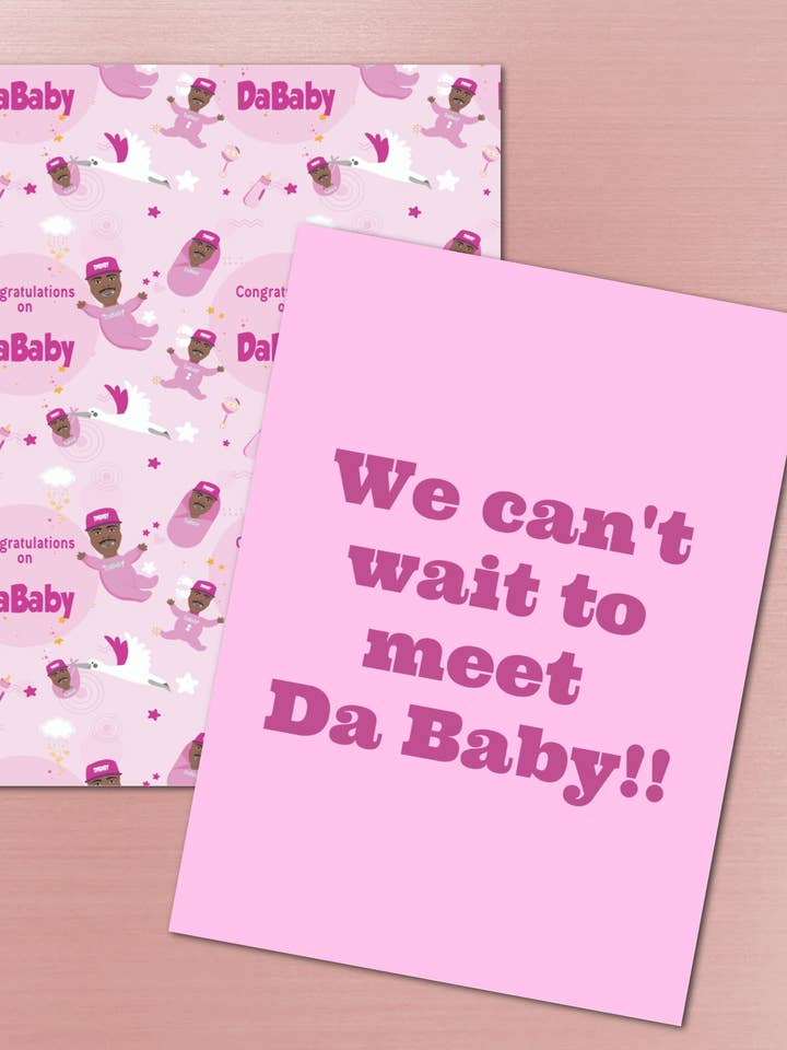 Tillykke med DaBaby Card for engroshandel hos The Brown Girl Paper Company