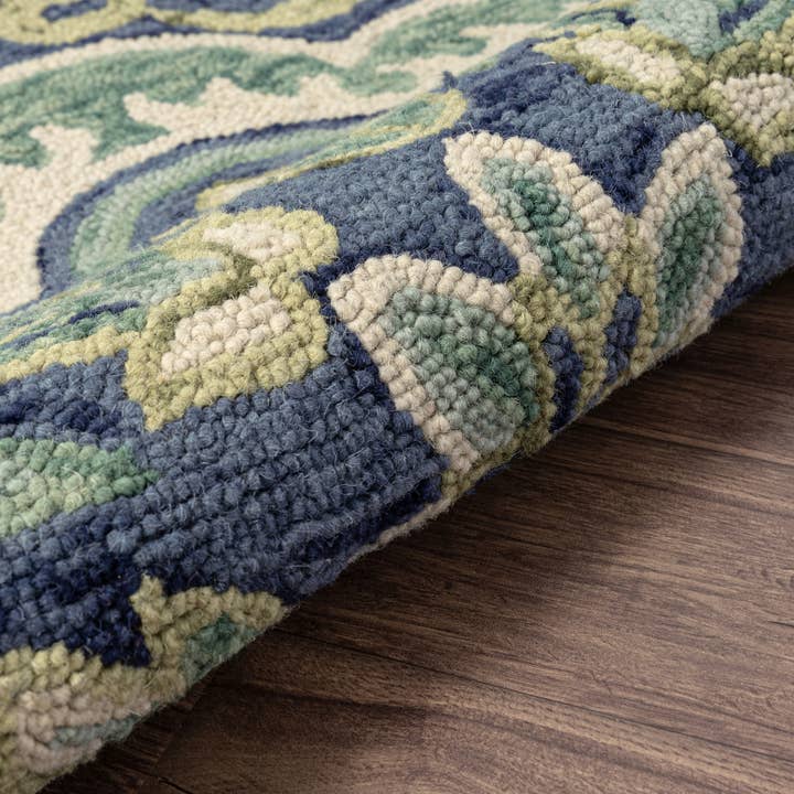 LR Home - Wholesale Area Rug - Nia Classic Scalloped Edge Hand-Tufted Wool Indoor Area Rug69