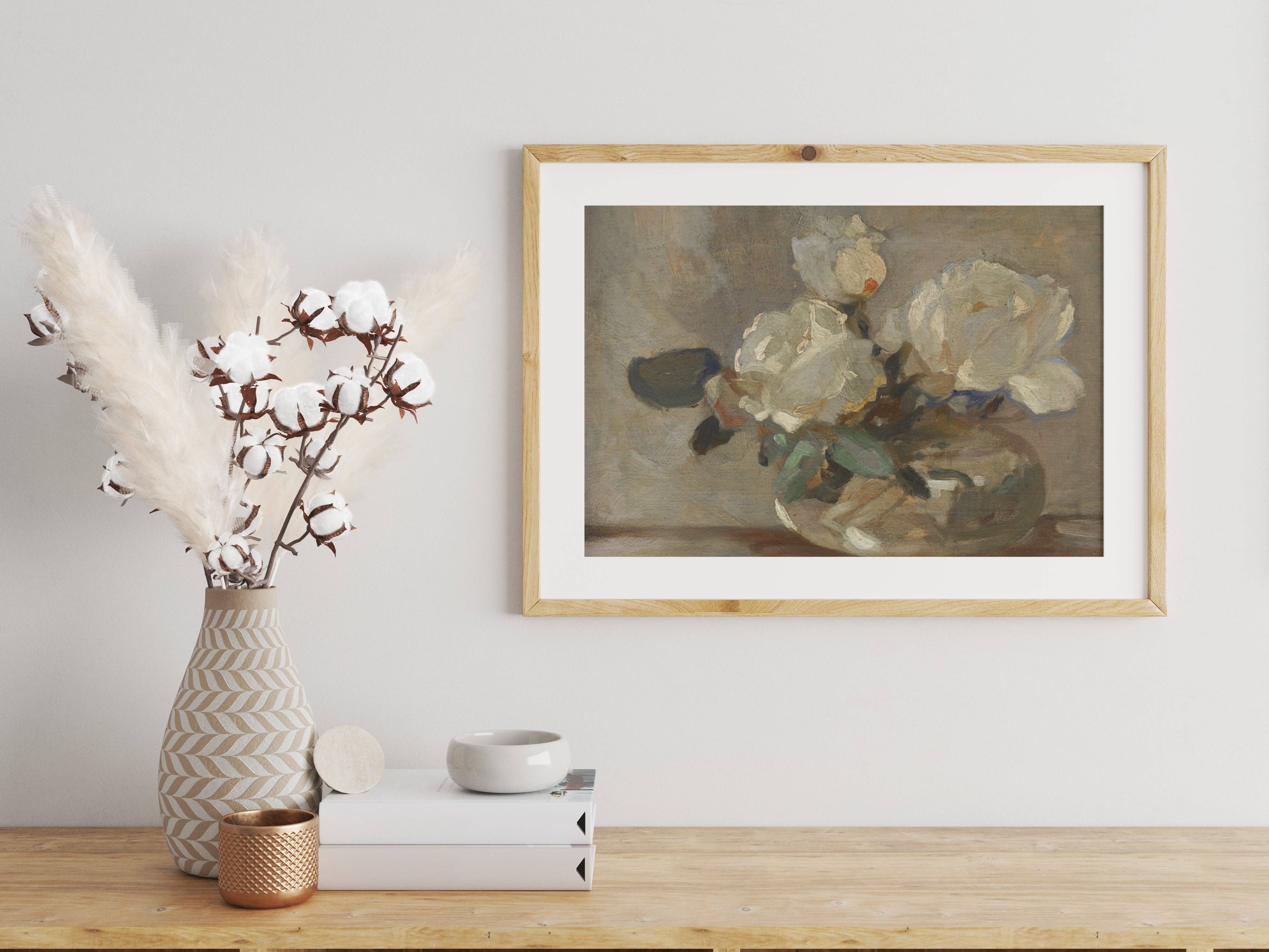 Knot & Soul - Wholesale Art Print - White Flower Pot1