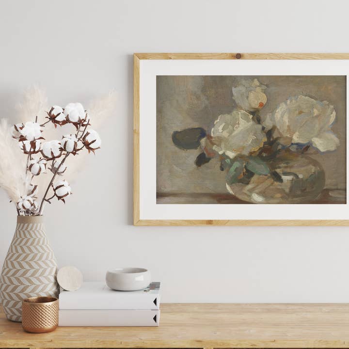 Knot & Soul - Wholesale Art Print - White Flower Pot1