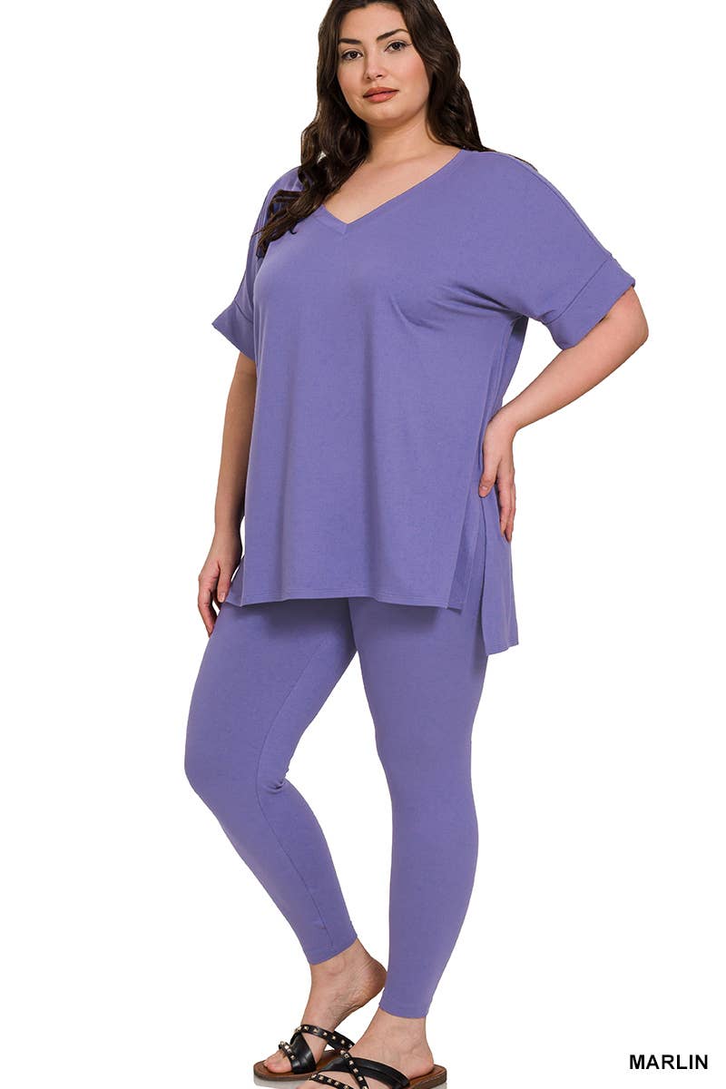 42POPS - Wholesale Lounge Set - Women's - `.Plus Microfiber Lounge Wear 2 Pc Set34