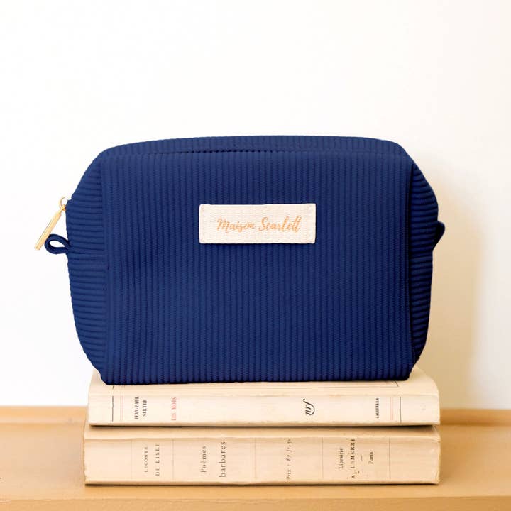 Maison Scarlett - Wholesale Toiletry Bag - Women's - Charlotte corduroy toiletry bag2