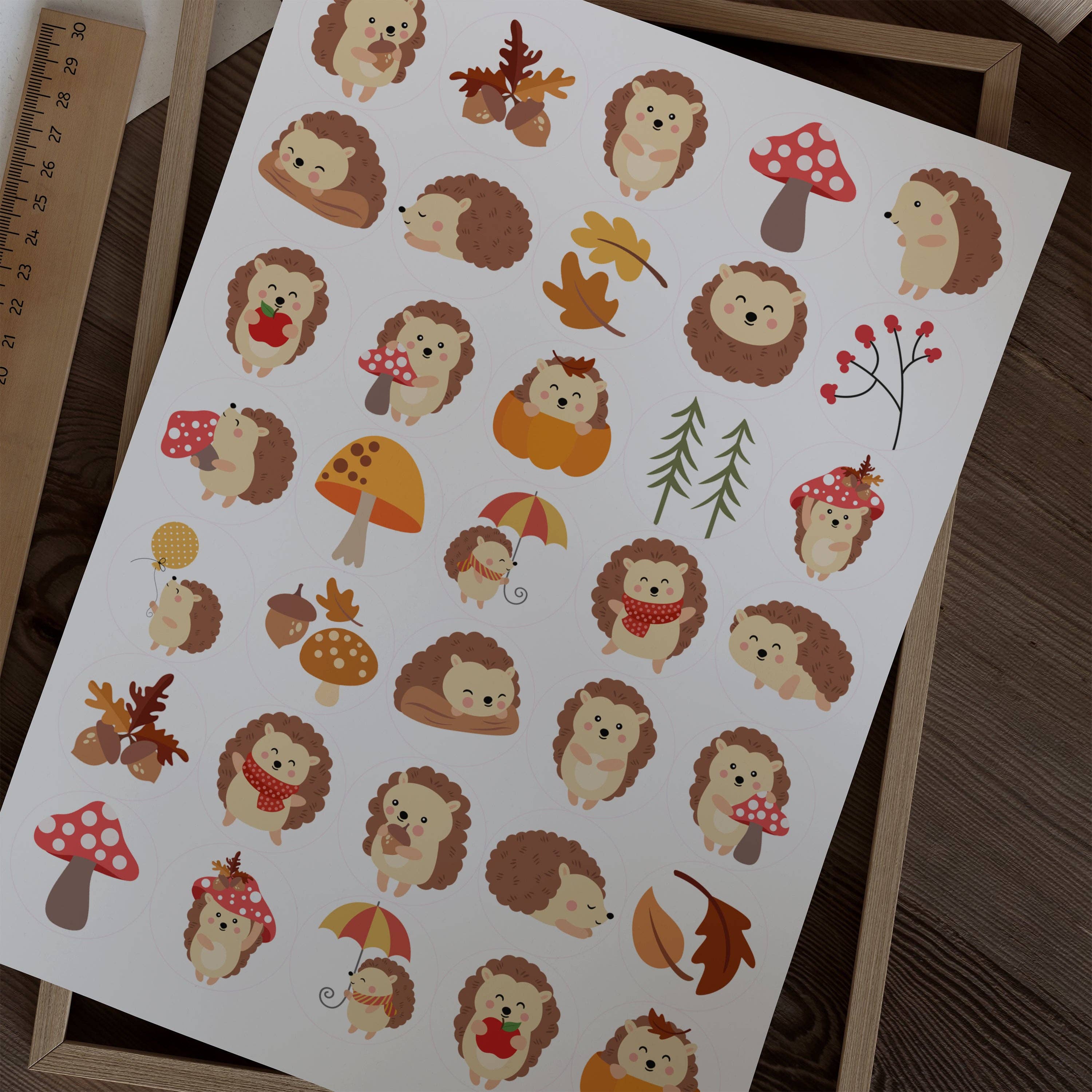 Sticker Varia - Wholesale Sticker - Kids & Baby - Sticker Sheet Hedgehogs1