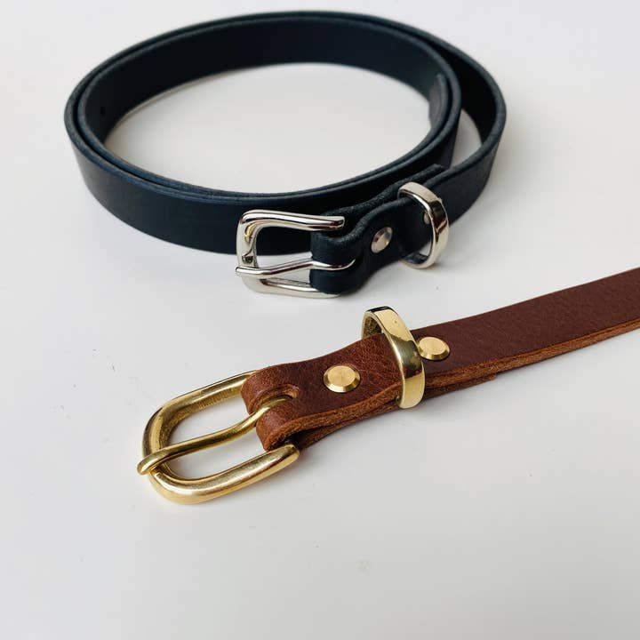 Handmade Leather Belt - 2cm Wide and other Purchase wholesale full grain leather belts. Free returns & net 60 terms on Faire trending on Faire.