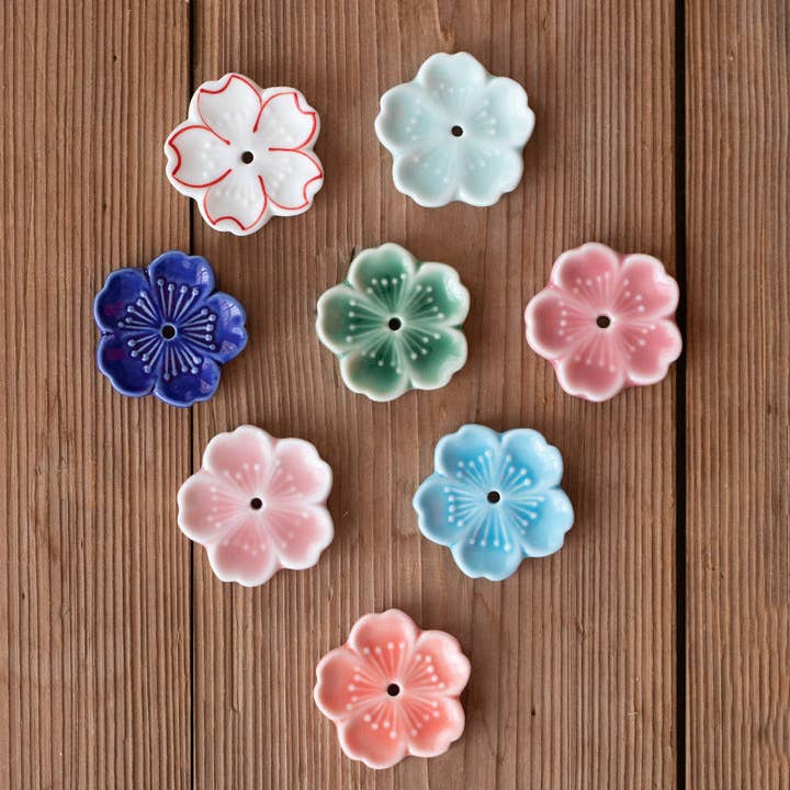 Gohobi - Wholesale Incense Holder - Gohobi Handmade Ceramic Flower Ornament Incense Holder