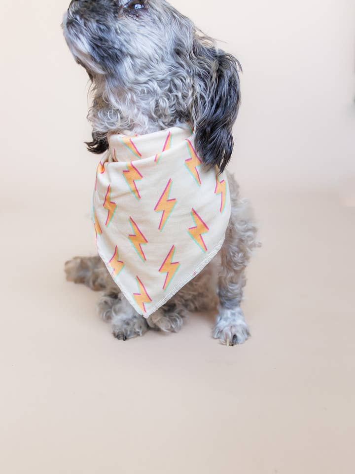BOLT TO BED DREAM DOG BANDANA for wholesale by Dream Big Little Co.
