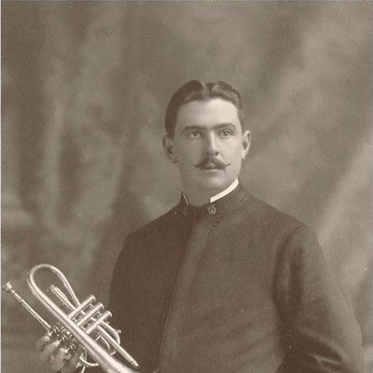 Impression d'art AP-72 Trompettiste pour la vente par Found Image Press