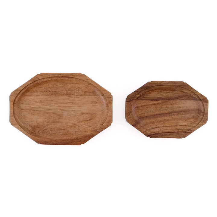 Acacia Wood Classic Oval Plate for wholesale by shesay