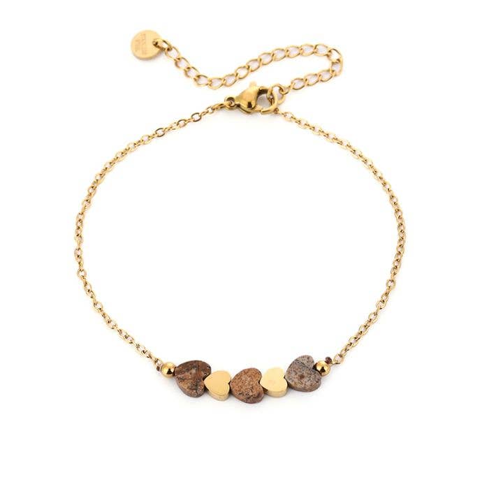 Bracelet Love Natural Stone for wholesale by Sansira Jewelry