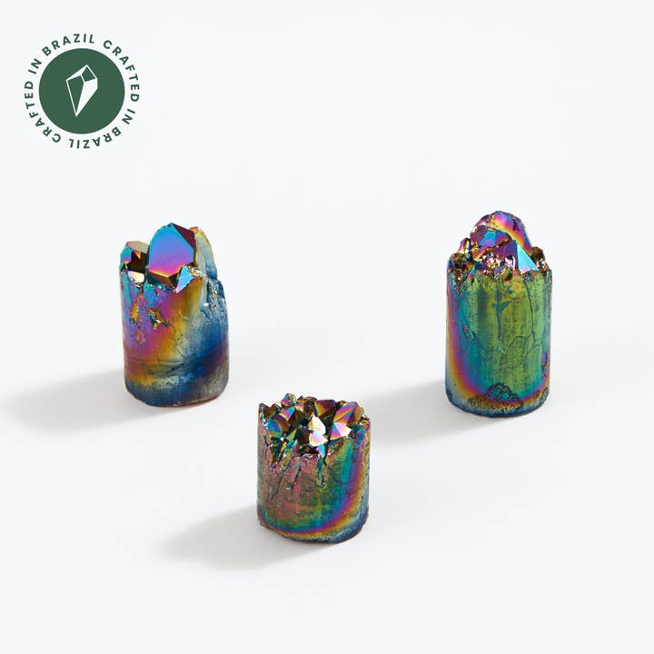 Rainbow Aura Crystal Cupcakes for wholesale by GeoCentral