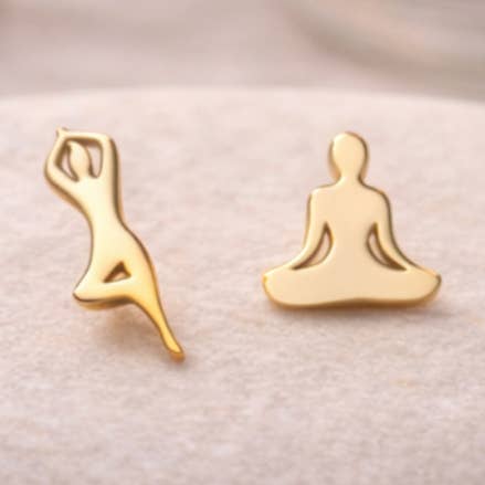 PENDIENTES DE YOGA DESIGUALES (PAR) para venta al por mayor de Ashlen