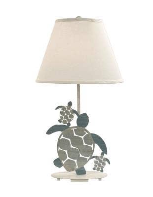 Coast Lamp Mfg - Wholesale Accent/Desk Lamp - Tide Iron 3 Turtle Table Lamp0