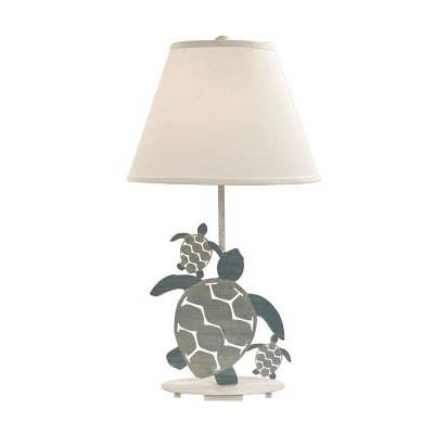 Coast Lamp Mfg - Wholesale Accent/Desk Lamp - Tide Iron 3 Turtle Table Lamp