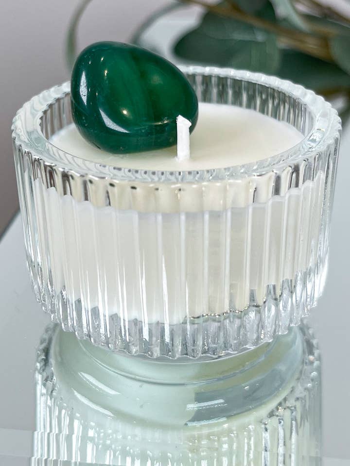 GRÖN AGAT | Krukad värmeljus för wholesale av Chill Flame Candle Studio