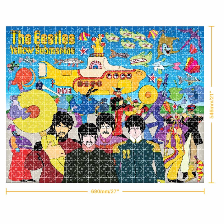 Hinkler Australia - Wholesale Puzzle – Adult - The Beatles Jigsaw Yellow Submarine3