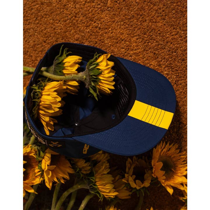 Dungeon Forward - Wholesale Flat Brim Cap - Unisex - WTLB - Outchea Thriving - Blue14