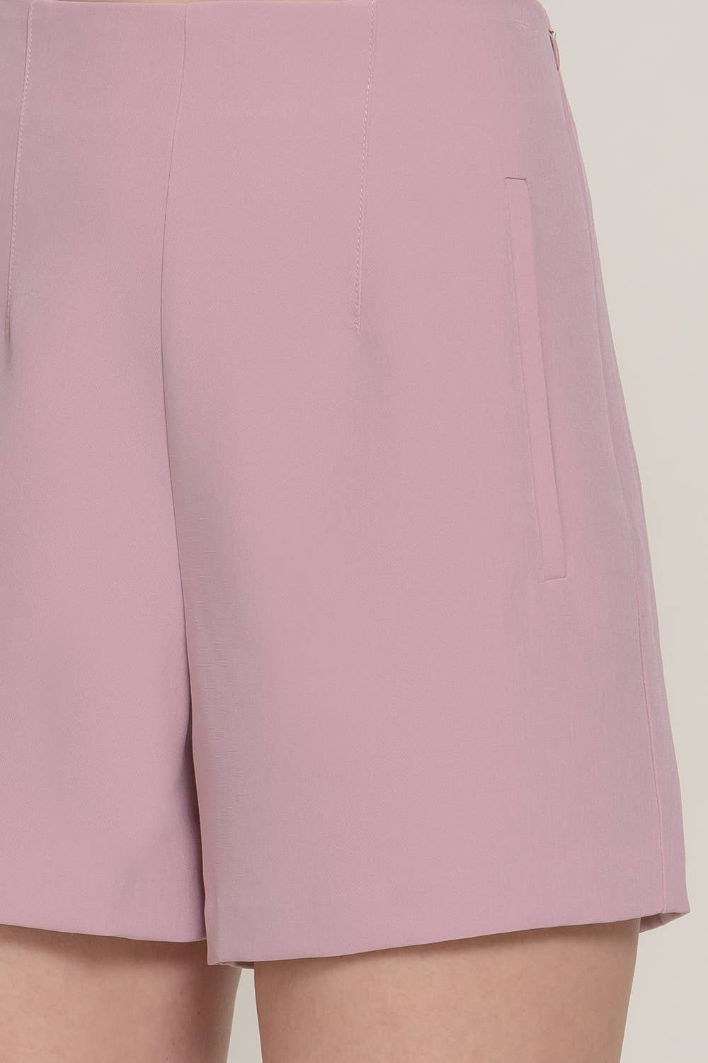 Active Basic | Active USA – wholesale Shorts – Dam – Shorts med hög midja Pinktuck16